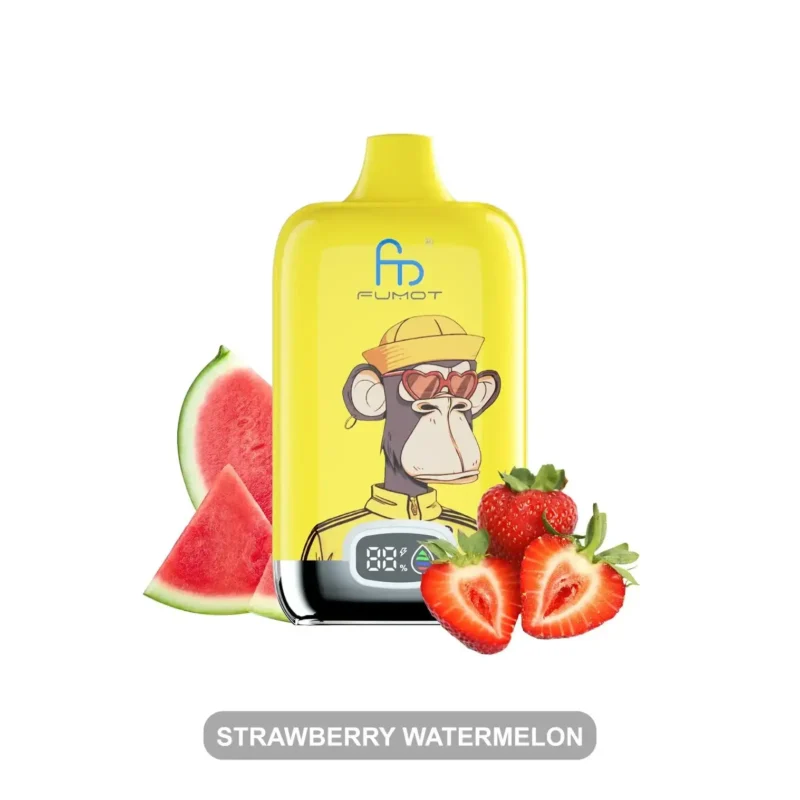 Fumot Digital Box 12000 Strawberry Watermelon Produktfoto