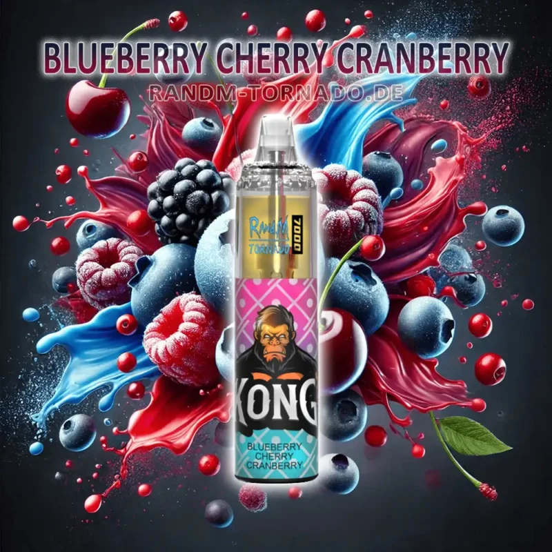 Randm Tornado 7000 Blueberry Cherry Cranberry Produktfoto