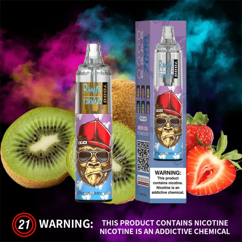 Randm Tornado 7000 Strawberry Kiwi Produktfoto