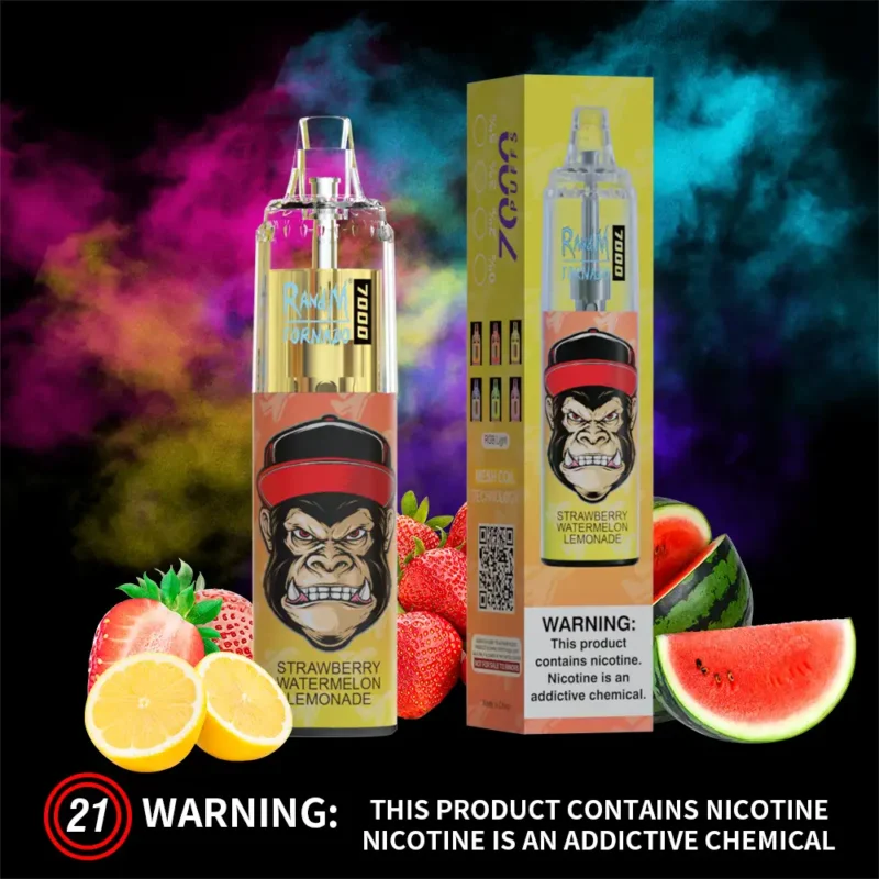 Randm Tornado 7000 Strawberry Watermelon Lemonade Produktfoto