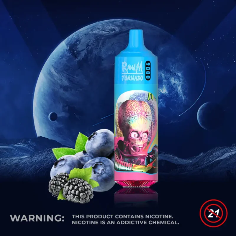Randm Tornado 9000 Blueberry Sour Raspberry Produktfoto
